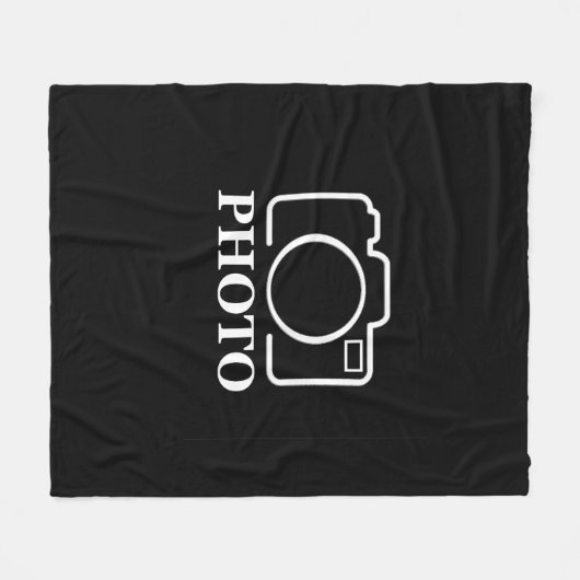 Personalisierte Geburtstagsgeschenkidee Hochladen Fleecedecke (Vorderseite (Horizontal))