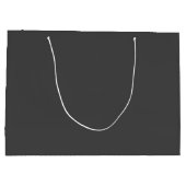 Personalisierte Geburtstagsgeschenktasche 40. Große Geschenktüte (Rückseite)