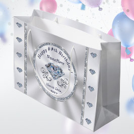 Personalisierte Geburtstagsgeschenktaschen, JEDES  Große Geschenktüte