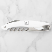 Personalisierte Geburtstagsgewohnheit Idee für sic Kellnermesser (Rückseite)