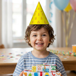 Personalisierte Geburtstagshüte für Kinder zum 8. Partyhütchen