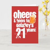 Personalisierte Geburtstagsjubeln Karte (Gelbe Blume)