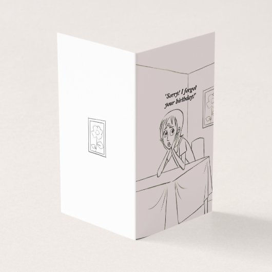 Personalisierte Geburtstagskarte (Vorderseite)