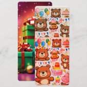 Personalisierte Geburtstagskarte (Vorne/Hinten)