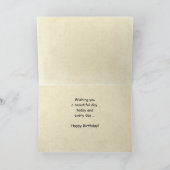 Personalisierte Geburtstagskarte für Großvater Karte (Innenseite)