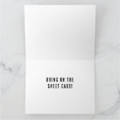 Personalisierte Geburtstagskarte Halloween Karte (Innenseite)