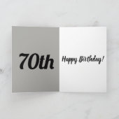 Personalisierte Geburtstagskarte Karte (Innenseite)