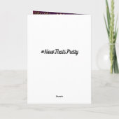 Personalisierte Geburtstagskarte Karte (Rückseite)