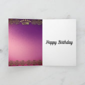 Personalisierte Geburtstagskarte Karte (Innenseite)