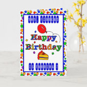 Personalisierte Geburtstagskarte Karte (Gelbe Blume)