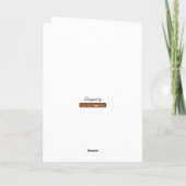 Personalisierte Geburtstagskarte Karte (Rückseite)