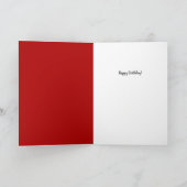 Personalisierte Geburtstagskarte Karte (Innenseite)