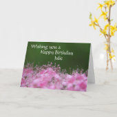 Personalisierte Geburtstagskarte Karte (Gelbe Blume)