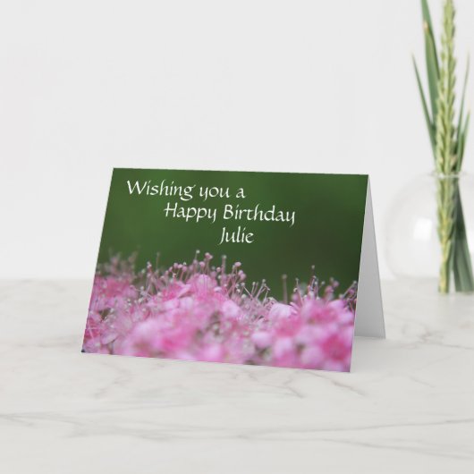 Personalisierte Geburtstagskarte Karte (Vorderseite)