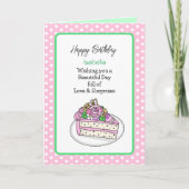 Personalisierte Geburtstagskarte Karte (Vorderseite)