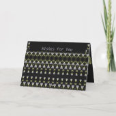 Personalisierte Geburtstagskarte Karte (Rückseite)