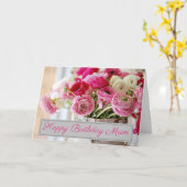 Personalisierte Geburtstagskarte - Shabby Chic Bou Karte (Gelbe Blume)