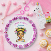 Personalisierte Geburtstagskurse Pappteller (Party)