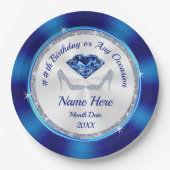 Personalisierte Geburtstagspapier-Teller oder JEGL Pappteller (Vorderseite)