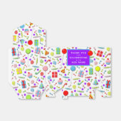 Personalisierte Geburtstagspartei Geschenkschachtel (Ungefaltet)