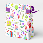 Personalisierte Geburtstagspartei Geschenkschachtel (Rückseite)