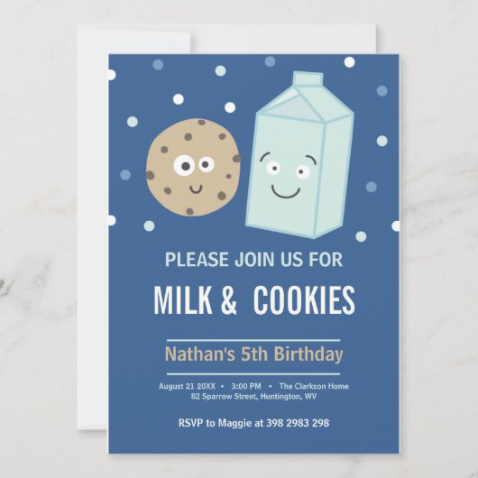 Personalisierte Geburtstagsparty Einladung (Vorderseite)