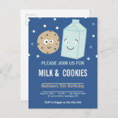 Personalisierte Geburtstagsparty Einladungspostkarte (Vorne/Hinten)