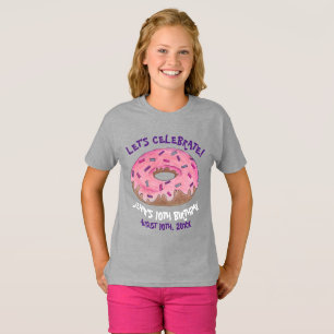 Personalisierte Geburtstagsparty Gefallen Donut Do T-Shirt