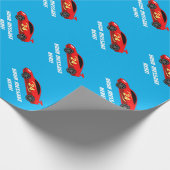 personalisierte Geburtstagsparty Geschenkpapier (Ecke)