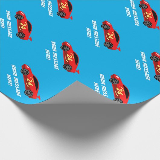 personalisierte Geburtstagsparty Geschenkpapier (Ecke)