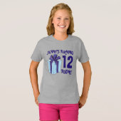 Personalisierte Geburtstagsparty Gunst Geschenkbow T-Shirt (Vorne ganz)