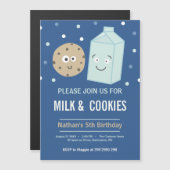 Personalisierte Geburtstagsparty Magneteinladung (Vorne/Hinten)