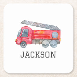 Personalisierte Geburtstagsparty Rechteckiger Pappuntersetzer