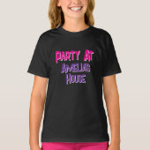 Personalisierte Geburtstagsparty T-Shirt (Vorderseite)