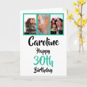 Personalisierte Geburtstagssammlung des Fotos Karte (Gelbe Blume)