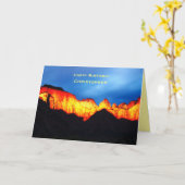 Personalisierte Geburtstagwünsche, leuchtender Zio Karte (Gelbe Blume)