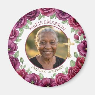 Personalisierte Gedenkstätte Erinnernd | Foto Magnet