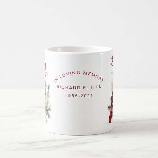 Personalisierte Gedenkstätte immer bei Ihnen Kaffeetasse (Mittel)