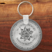 Personalisierte Gedenkstätte Schlüsselanhänger (Vorderseite)