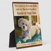 Personalisierte Gedenkstätten für Haustiere mit FO Fotoplatte (Seite)