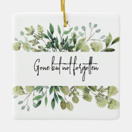 Personalisierte Gedenktafel Keramikornament