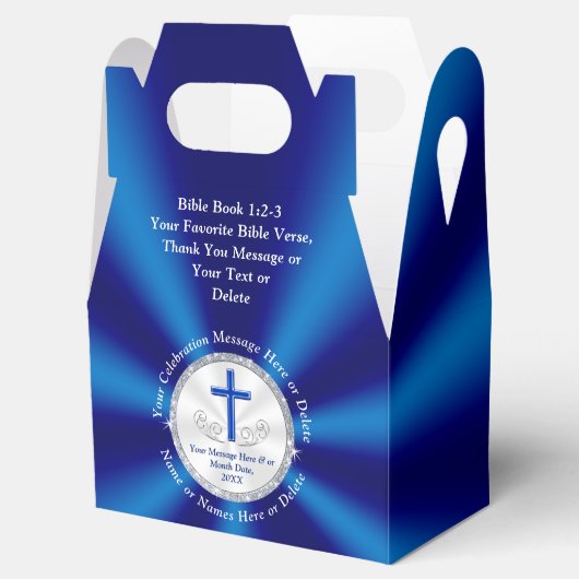 Personalisierte Gefälligkeitsboxen für Christliche Geschenkschachtel (Geöffnet)