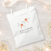 Personalisierte Gefälligkeitsflaggen Rote Dragonfl Geschenktütchen (Ausgeschnitten)