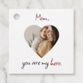 Personalisierte Gefälligkeitstags für Hero-Mama Geschenkanhänger (Vorderseite)