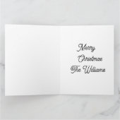 Personalisierte gefaltete Grußkarte Karte (Innenseite)