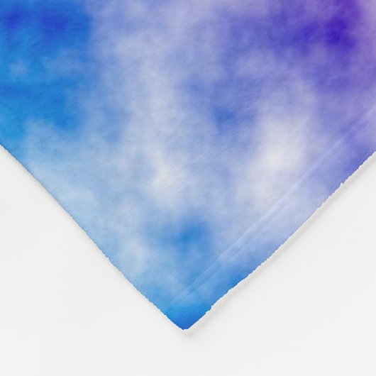 Personalisierte Gefärbte Krawatte Fleecedecke (Ecke)