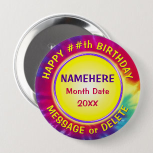 Personalisierte Gefärbte Krawatte Gastgeschenke f Button