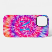 Personalisierte Gefärbte Krawatte iPhone Hülle (Rückseite (Horizontal))