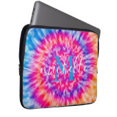 Personalisierte Gefärbte Krawatte Laptopschutzhülle (Vorne Rechts)