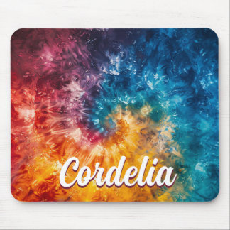 Personalisierte Gefärbte Krawatte Mousepad mit Ind